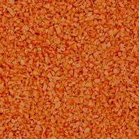Orange rubber granule colour